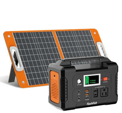 Portabel Power Station 200W med 60W solpanel (komplett kit)