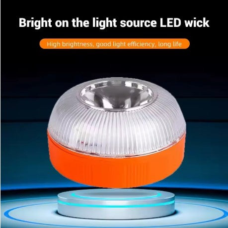 đš USB-uppladdningsbar Nödsignallampa för bil â magnetisk & vattentĂ„lig