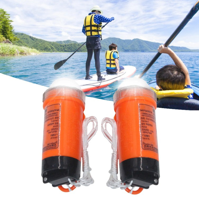 🌊 2 st Vattentäta Nödsignallampor – Marina positionsljus & överlevnadslampor