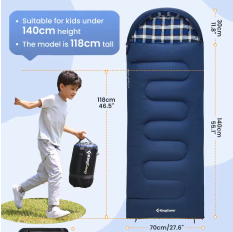 Sovsäck för Barn – Varm, Vattentålig & Lätt att Packa