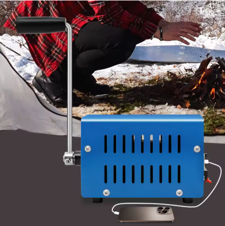 20W Handvevsgenerator – Portabel Nödgenerator för Camping & Krisberedskap