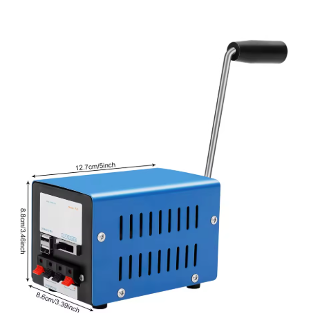 20W Handvevsgenerator – Portabel Nödgenerator för Camping & Krisberedskap