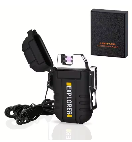 Vattentät Dubbelbåge-Plasmatändare – USB-Uppladdningsbar