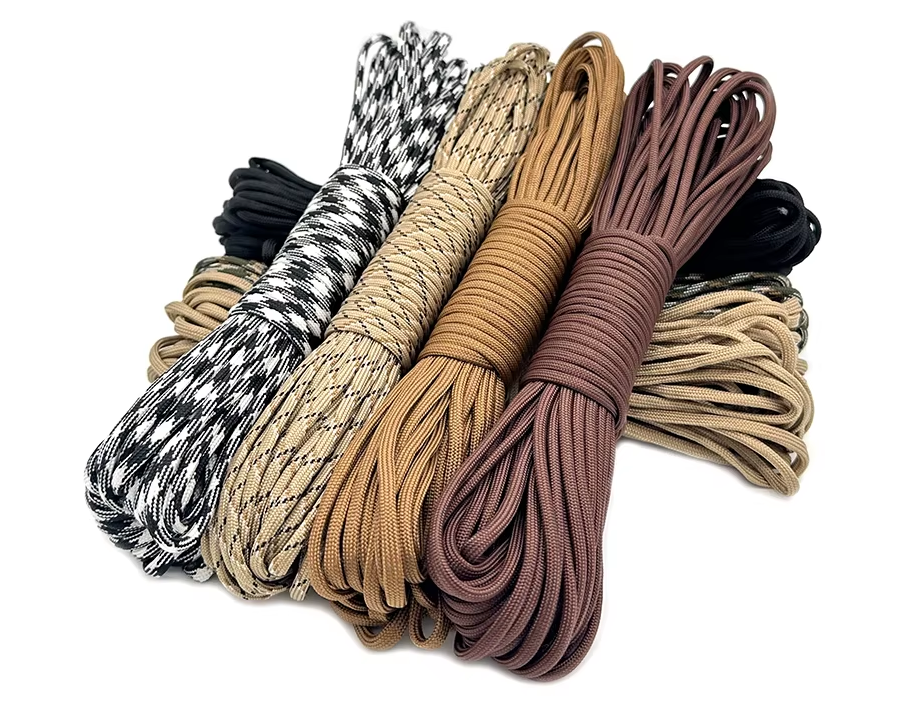 Paracord 550 – 9-kärnigt fallskärmsnöre 4 mm | Extremt starkt rep –31 m