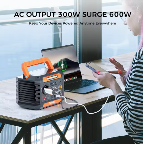 Portabel Power Station 300W (230Wh) för Camping, Bil & Krisberedskap