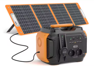 Solgenerator 540Wh – Komplett Set med Power Station & Solpanel