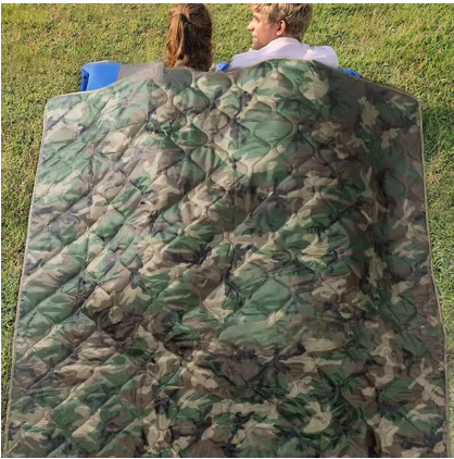 Varm & Vattentålig Campingfilt – Lätt, Packbar & Perfekt för Kallt Väder