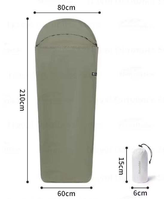 Naturehike Ultralätt Sovsäcksliner – 128 g | Kompakt, Varm & Multifunktionell