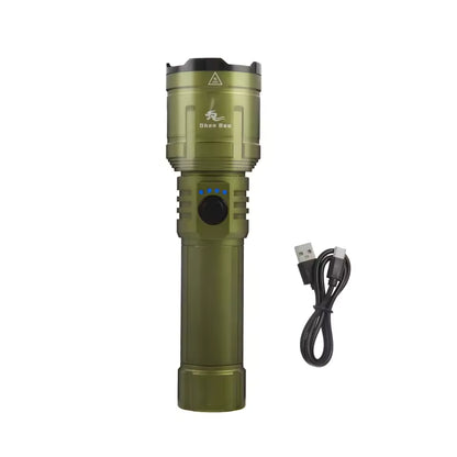 Kraftfull Zoombar Ficklampa
