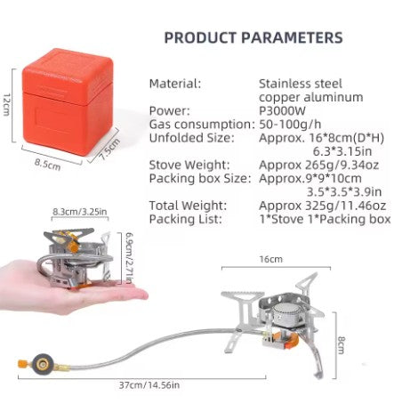 Camping Gasolkök – Litet, kompakt & portabelt för friluftsliv och nödsituationer