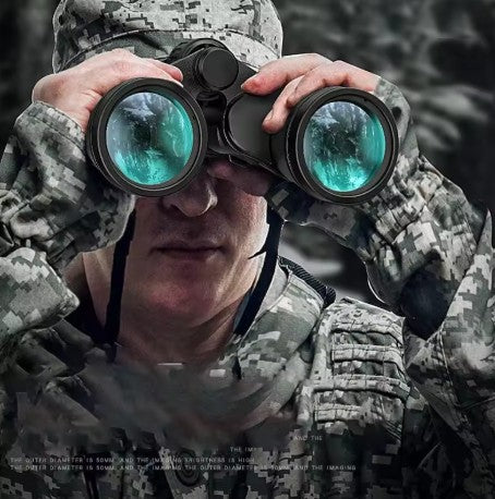 20 × 50 HD-kikare – Militärinspirerad optik med kraftfullt BAK4-prisma