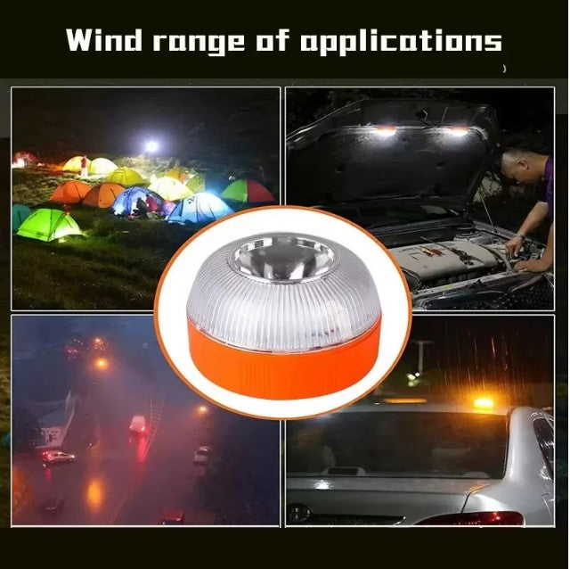 🚨 USB-uppladdningsbar Nödsignallampa för bil – magnetisk & vattentålig