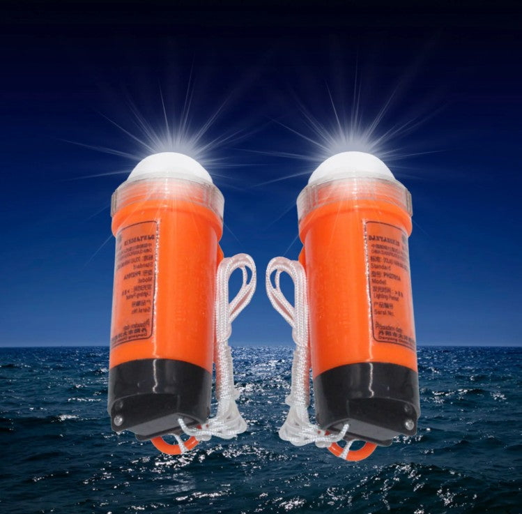 🌊 2 st Vattentäta Nödsignallampor – Marina positionsljus & överlevnadslampor