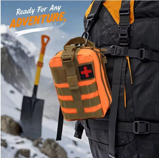 STOR - Första Hjälpen-kit 379 delar – Stort hushållskit för hem, bil & vardagsberedskap