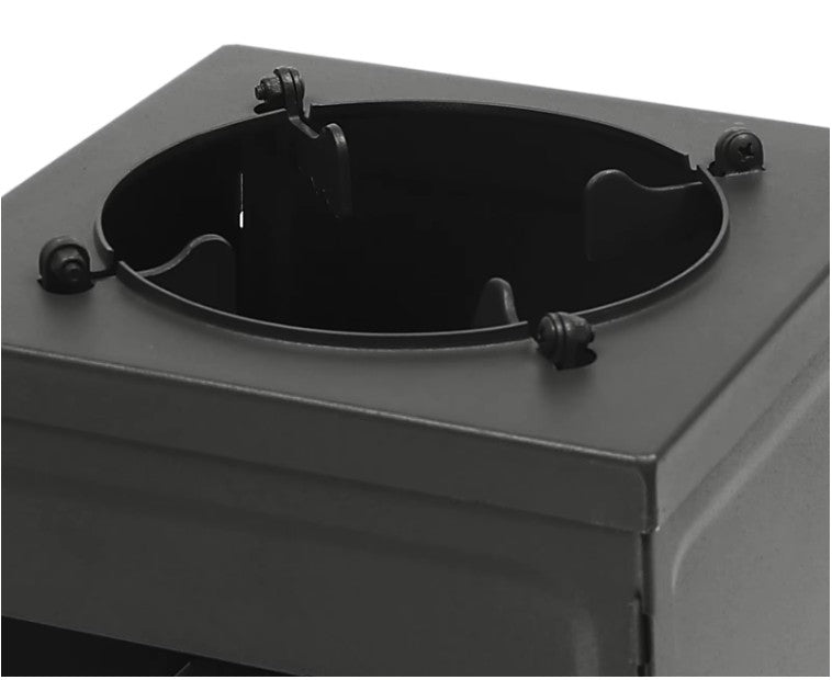 🔥 Portabel Campingkamin – Vedeldad, vindtålig & kompakt