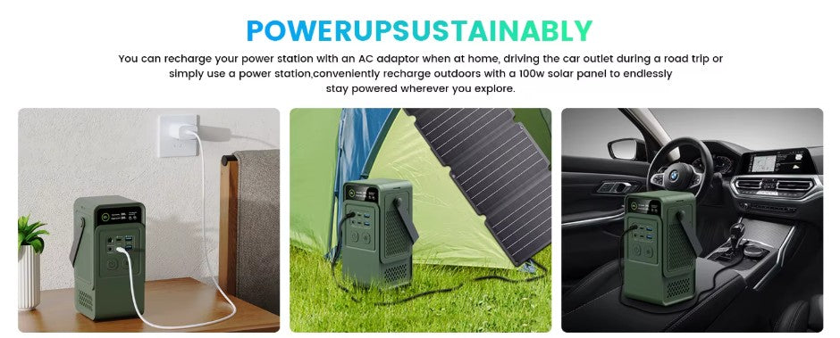 Portabel Power Station 200W – reservkraft för hem, camping & krisberedskap