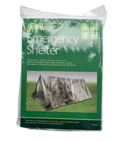 Nödtält för 2 personer – Vattentätt & Värmereflekterande Överlevnadstält