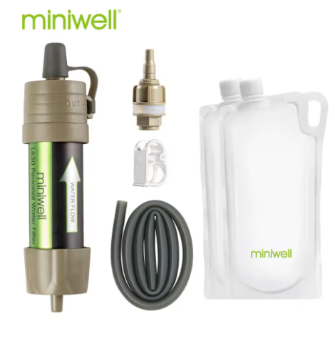 Miniwell L630 – Portabelt Vattenfilter för Friluftsliv & Krisberedskap