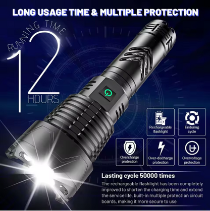 Ficklampa 12000 lm (60 W)