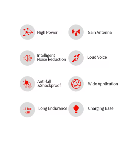 BAOFENG – Professionell Walkie Talkie (2-pack, upp till 10 km räckvidd)