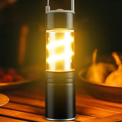 Kompakt Uppladdningsbar LED-Ficklampa med Sidoljus