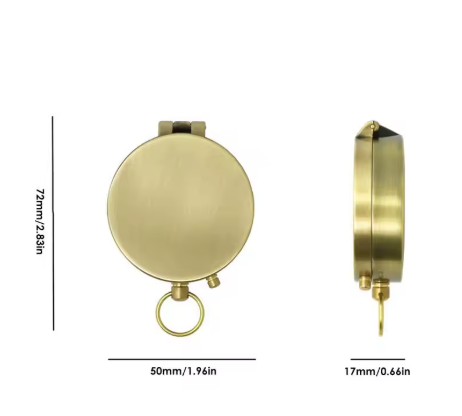 Retro Fickkompass – Precision & Pålitlig Navigering för Friluftsliv och Äventyr