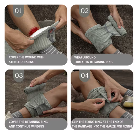 Israeli Bandage – Militärklassad Tryckförband för Akut Sårvård & Blödningstopp