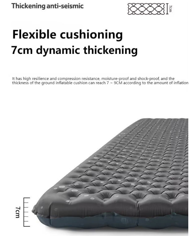Vintersovmatta i 20D Nylon TPU (7-9 cm Komfort) (7-9 cm)