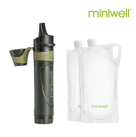 Miniwell L600 – Portabel Vattenrenare för Friluftsliv & Krisberedskap (0,05 mikron)