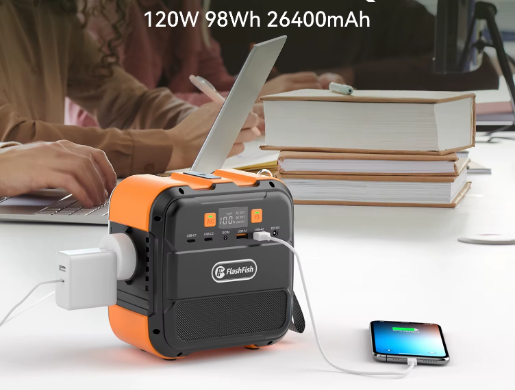 Mini Portabel Kraftstation 98Wh – Perfekt för Camping, Resor & Krisberedskap