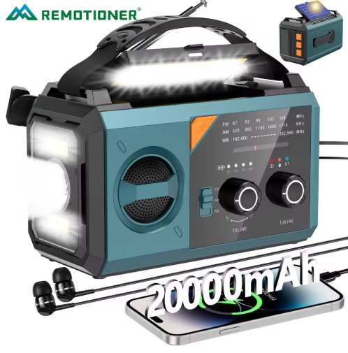 Nödradio 20 000 mAh