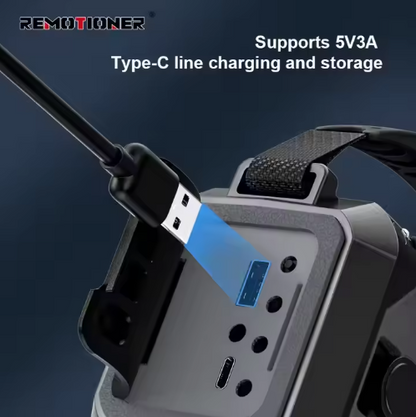 Nödradio med Handvev & Solpanel 12.000 mAh