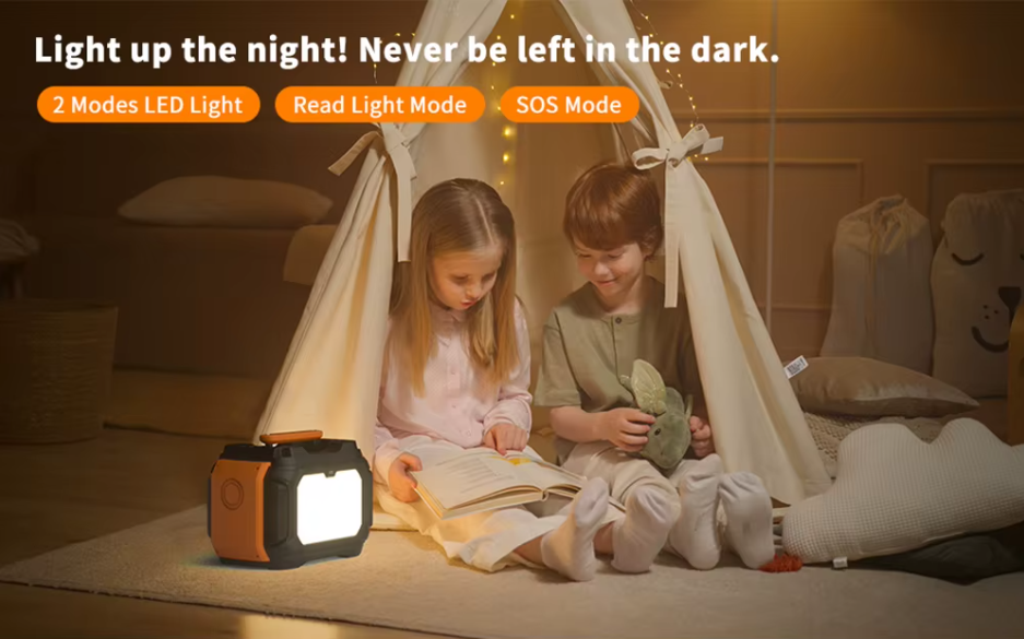 Solgenerator 540Wh – Komplett Kit med Power Station & 100W Solpanel