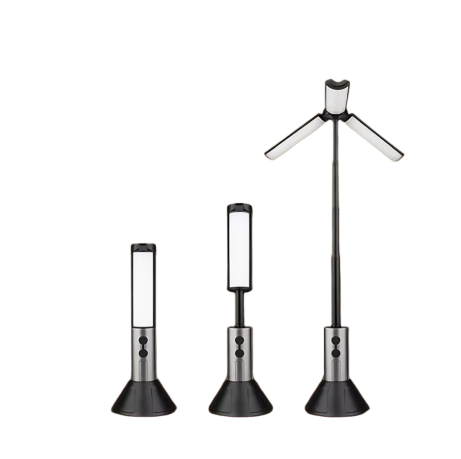 Teleskopisk Campinglampa & Ficklampa 3000mAh