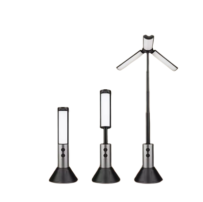 Teleskopisk Campinglampa & Ficklampa 3000mAh