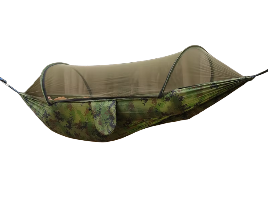 Campinghängmatta med Myggnät 200 cm