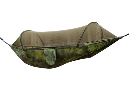 Campinghängmatta med Myggnät 200 cm