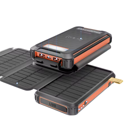 Snabbladdning med solceller 26800mAh